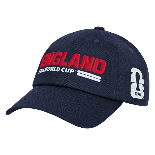 England 2026 FIFA World Cup Navy Unconstructed Adjustable Hat