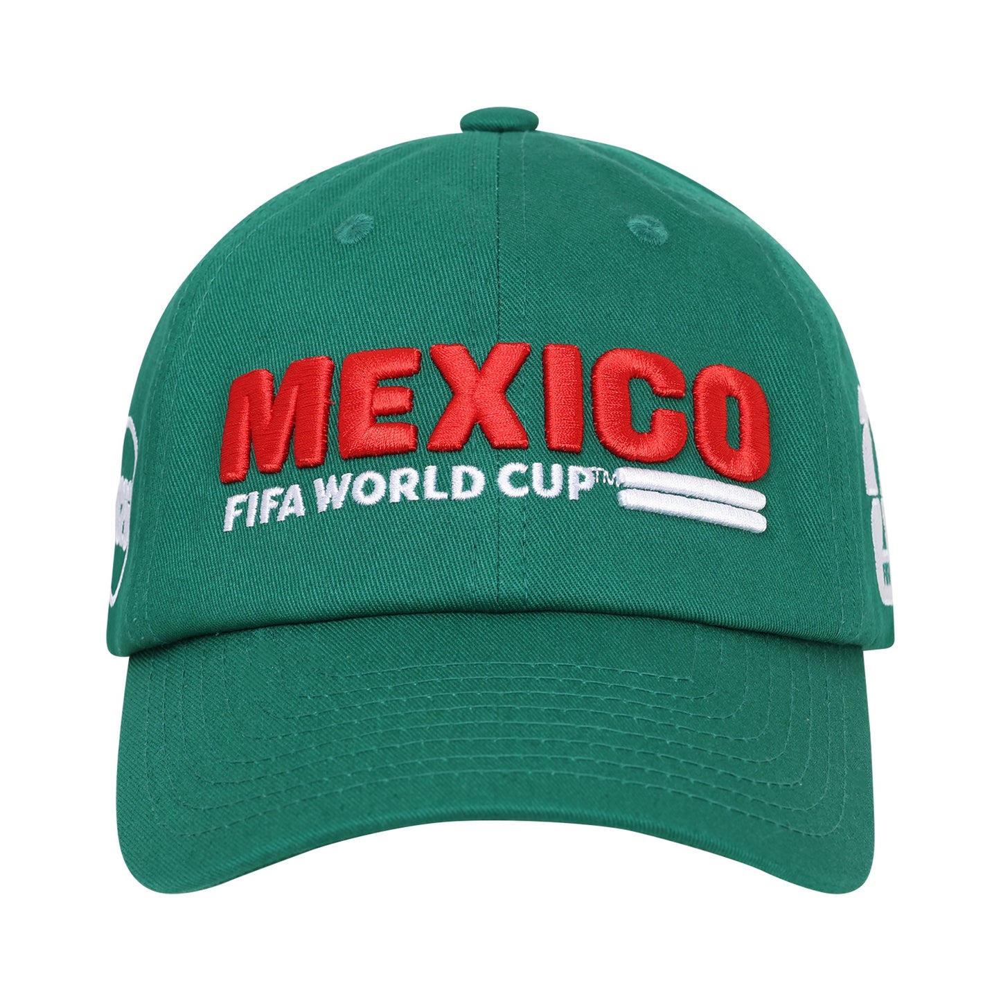 Team Mexico 2026 FIFA World Cup Green Unconstructed Adjustable Hat