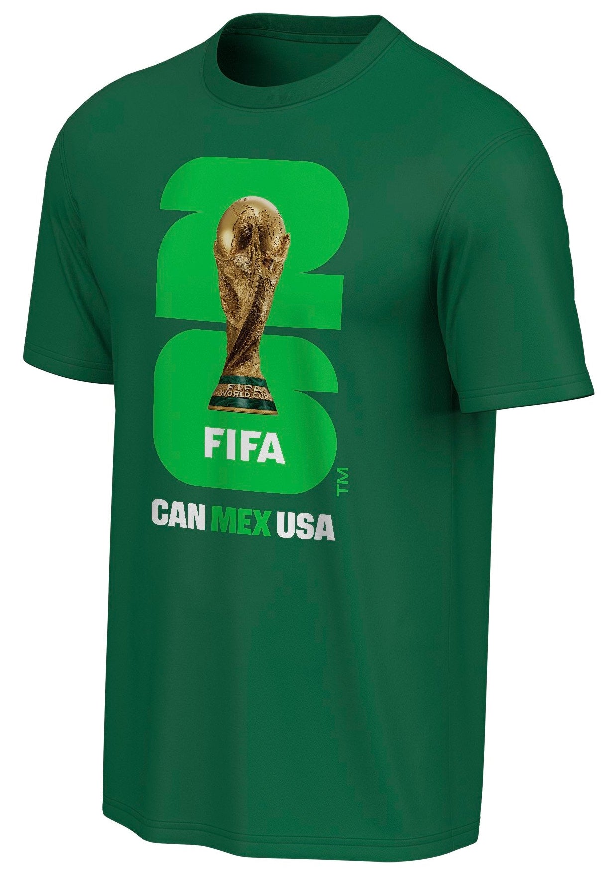 Men's Mexico Soccer 2026 FIFA World Cup Host Green T-Shirt