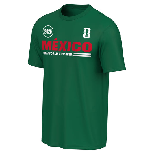Men's Mexico Soccer 2026 FIFA World Cup Host Green T-Shirt