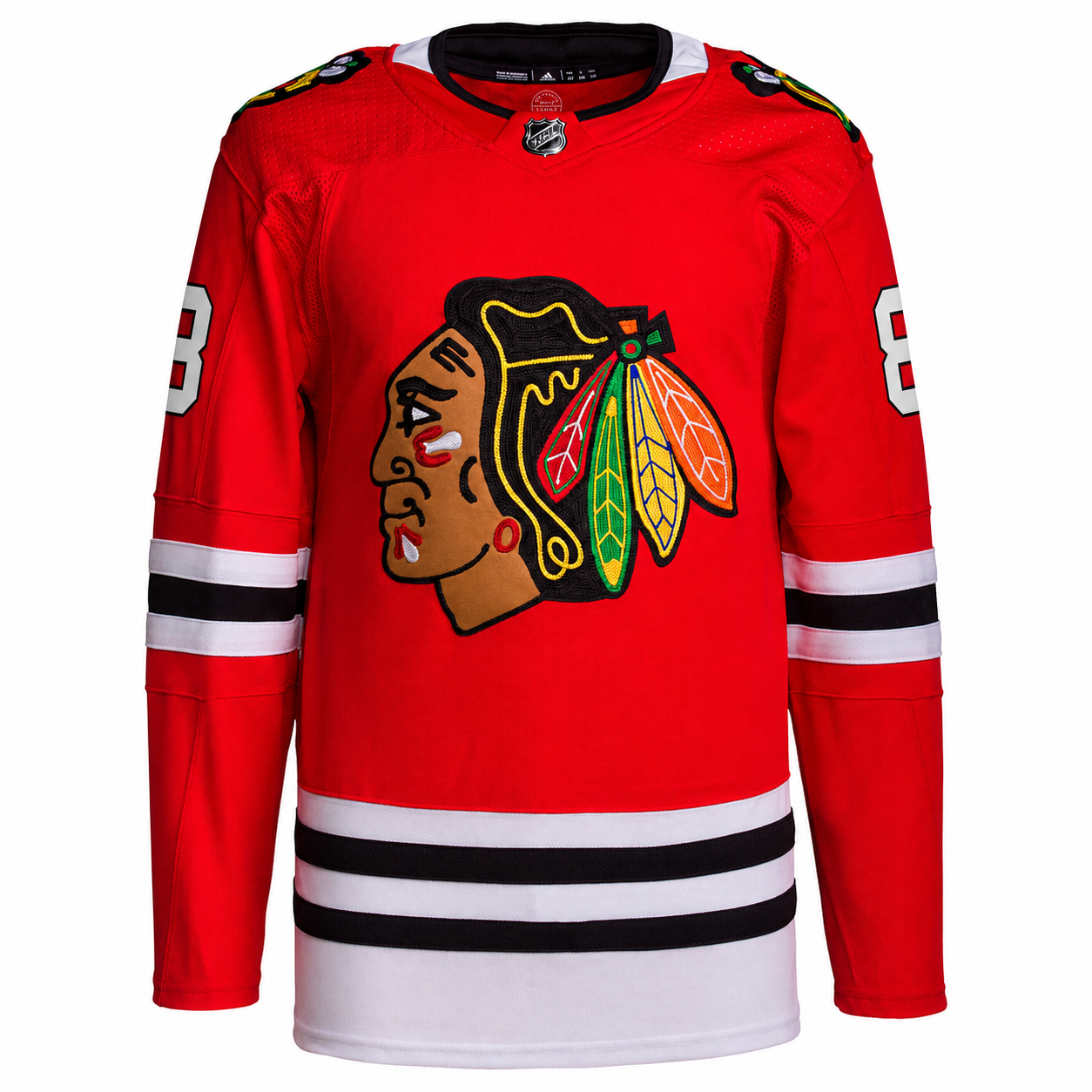 Men's Chicago Blackhawks Patrick Kane adidas Primegreen Red Home Authentic Player Jersey