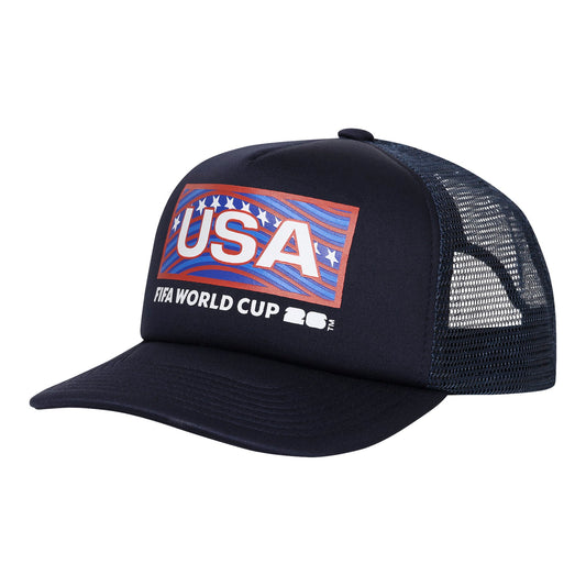 Team USA 2026 FIFA World Cup Navy Trucker Adjustable Hat