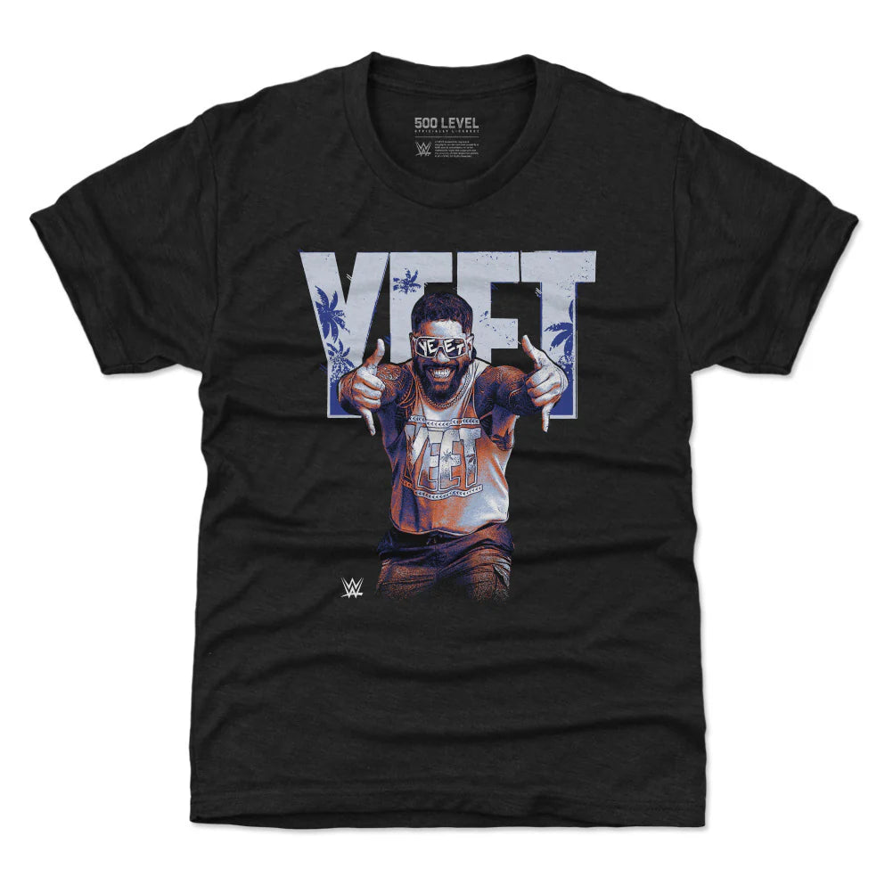 Youth WWE Jey Uso YEET Black Tri-Blend T-Shirt - Pro Jersey Sports