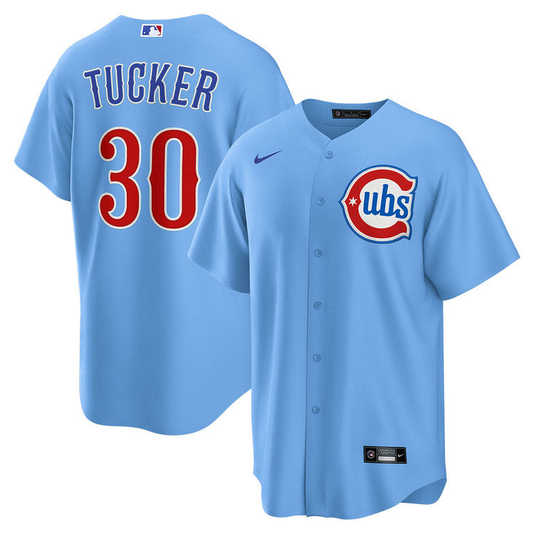 Men's Kyle Tucker Chicago Cubs Nike Light Blue 2nd Alternate Replica Jersey - Pro Jersey Sports