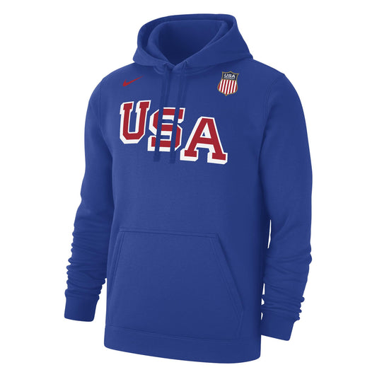Nike Men's USA Hockey Nike 2026 Club Hoodie - Royal