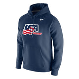 Nike Men's USA Hockey Nike 2026 Club Hoodie - Navy - Pro Jersey Sports