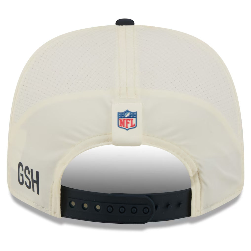 Men's Chicago Bears New Era Ivory 2026 NFL Training Camp 9SEVENTY Adjustable Hat-B Logo