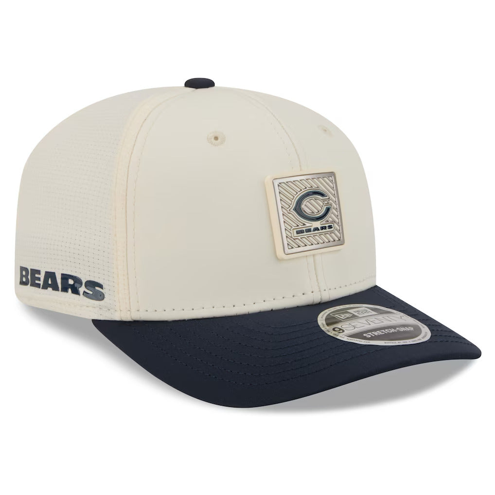 Men's Chicago Bears New Era Ivory 2026 NFL Training Camp 9SEVENTY Adjustable Hat-C Logo