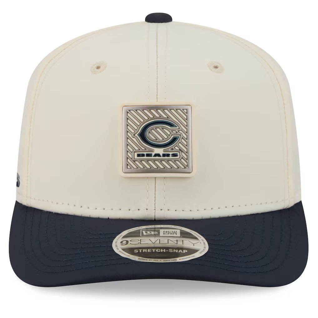 Men's Chicago Bears New Era Ivory 2026 NFL Training Camp 9SEVENTY Adjustable Hat-C Logo