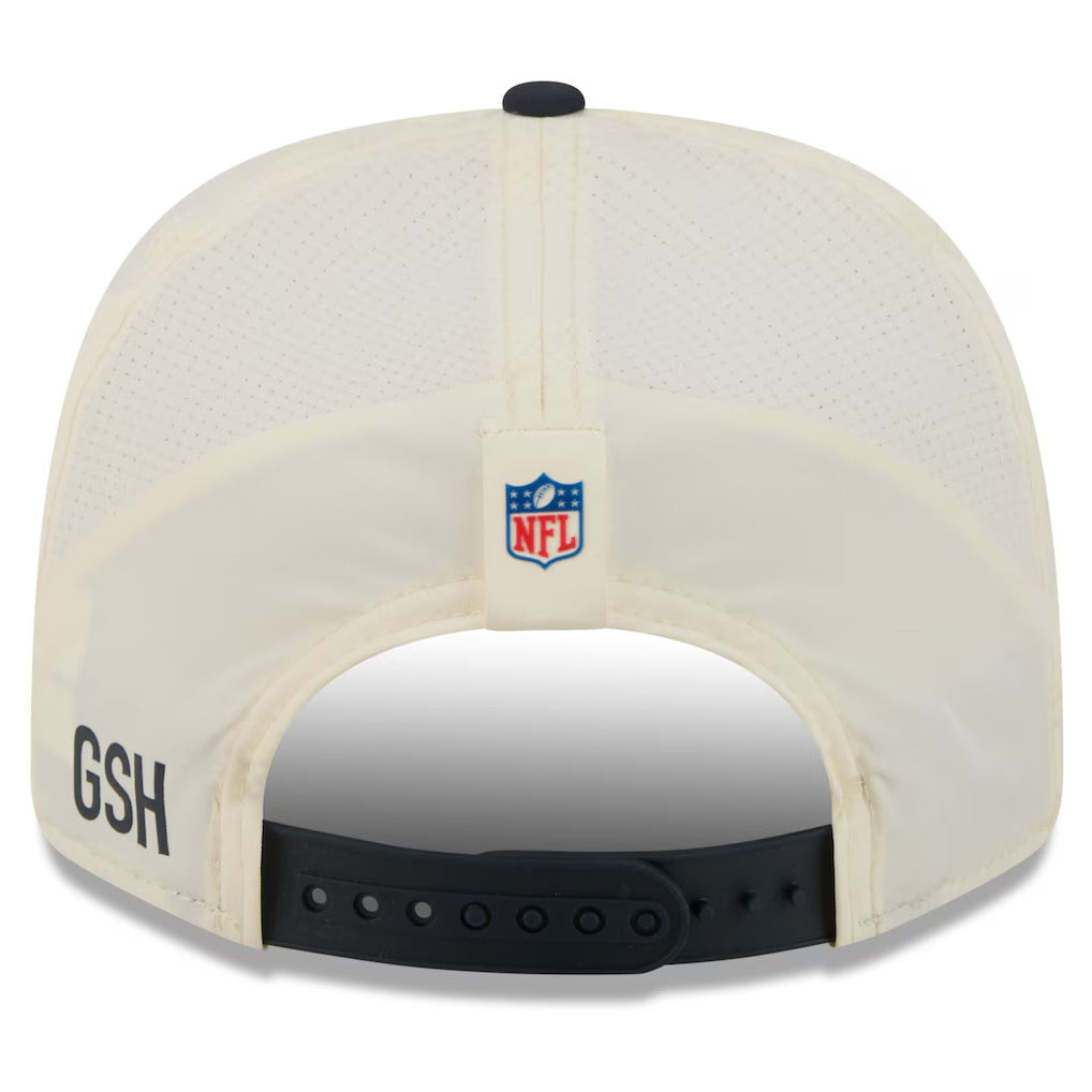 Men's Chicago Bears New Era Ivory 2026 NFL Training Camp 9SEVENTY Adjustable Hat-C Logo