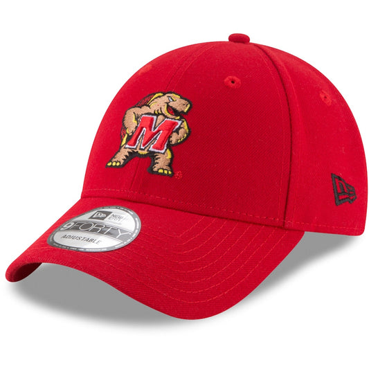 Maryland Terrapins Red NCAA New Era The League 9Forty Adjustable Hat