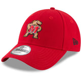 Maryland Terrapins Red NCAA New Era The League 9Forty Adjustable Hat - Pro Jersey Sports