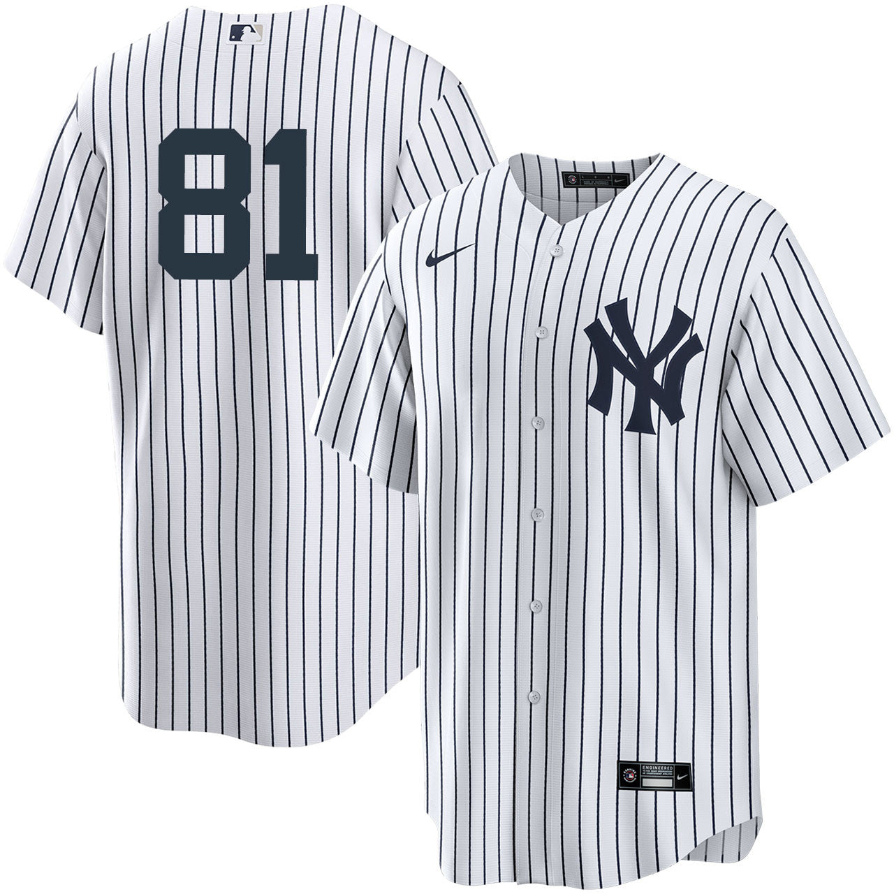 Men's Nike Luis Gil White New York Yankees Home Official Replica Player Jersey