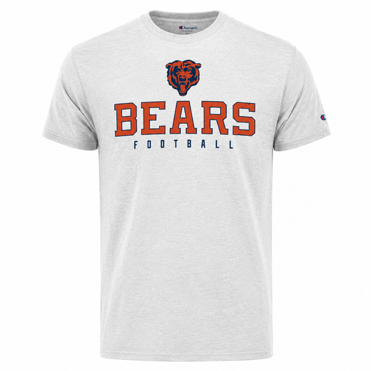 Men's Chicago Bears Triumph TriBlend Tee -White Alabaster