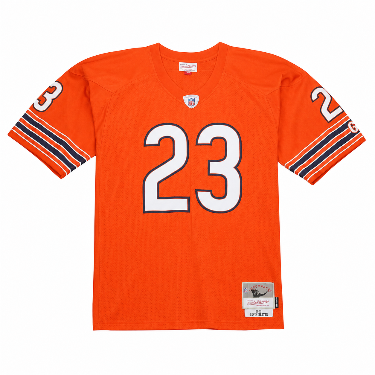 Men's Devin Hester Chicago Bears Alternate Orange Mitchell & Ness 2006 Legacy Replica Jersey