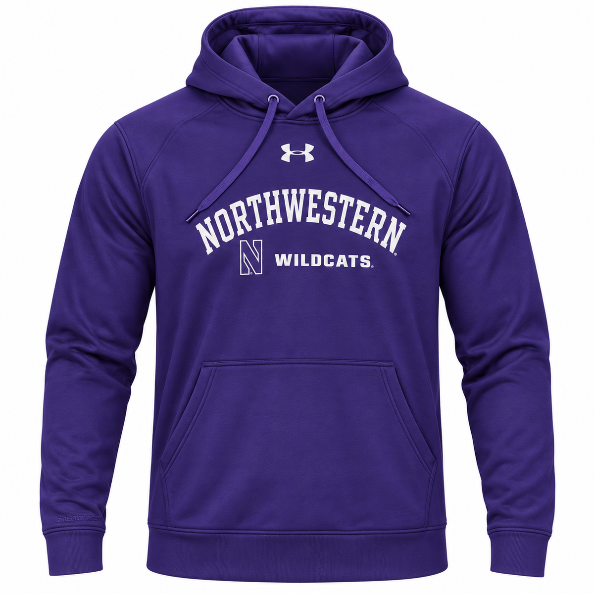 Men's Northwestern Wildcats Under Armour Armourfleece 2.0 Purple Hoodie