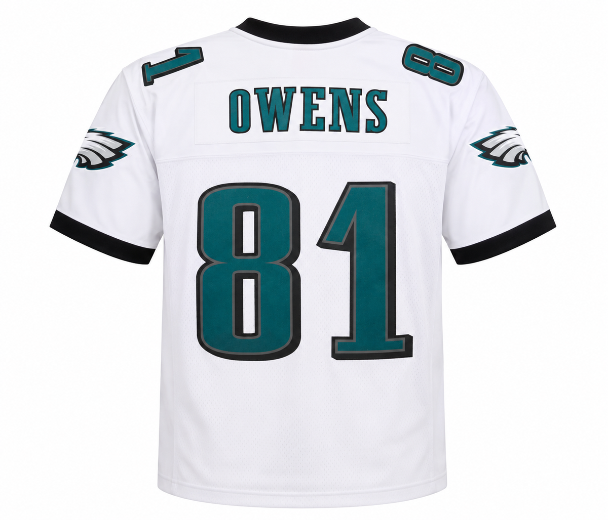 Men's Terrell Owens Philadelphia Eagles 2004 White Mitchell & Ness Legacy Replica Jersey