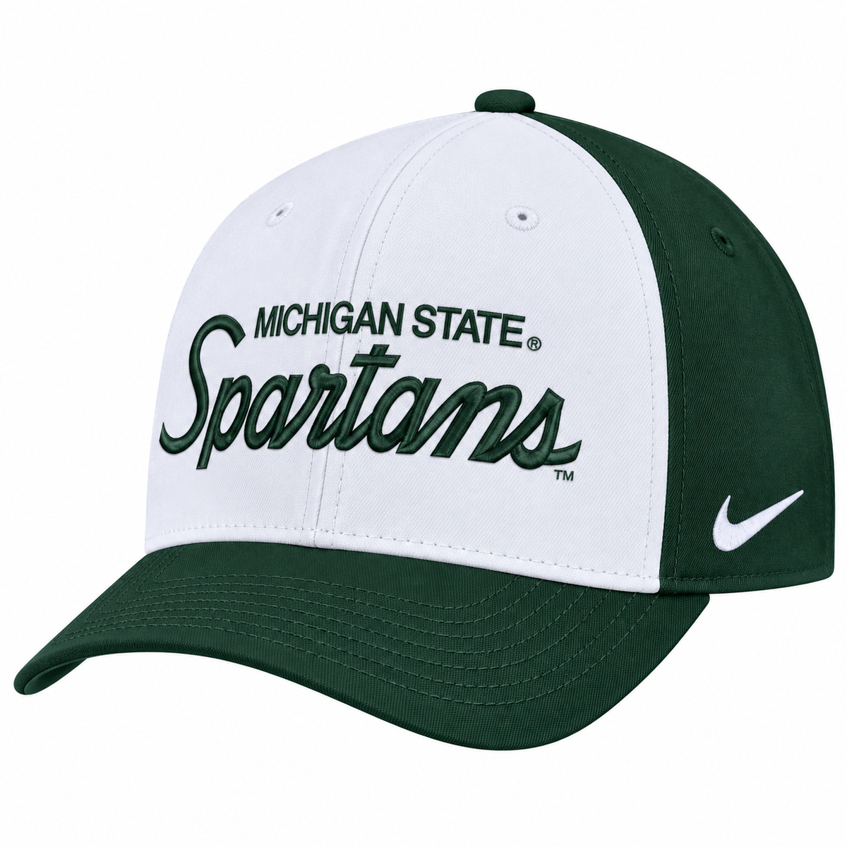 Michigan State Spartans Nike Classic 99 Swoosh Flex Fit Hat