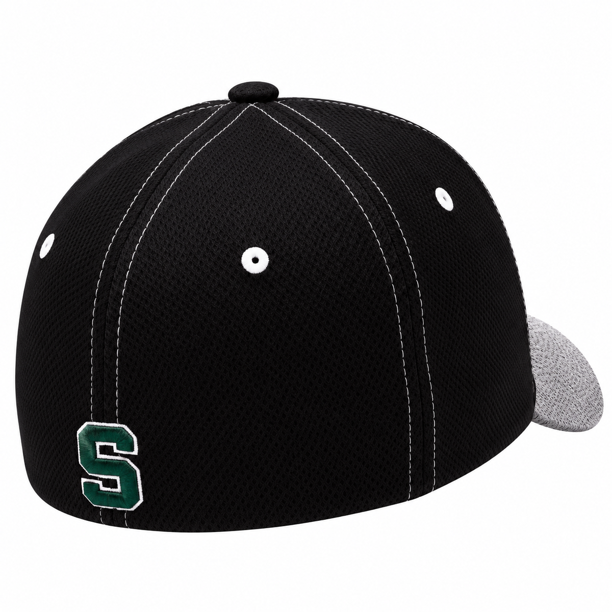 Michigan State Spartans Zephyr Graphite Two Tone Stretch Fit Hat