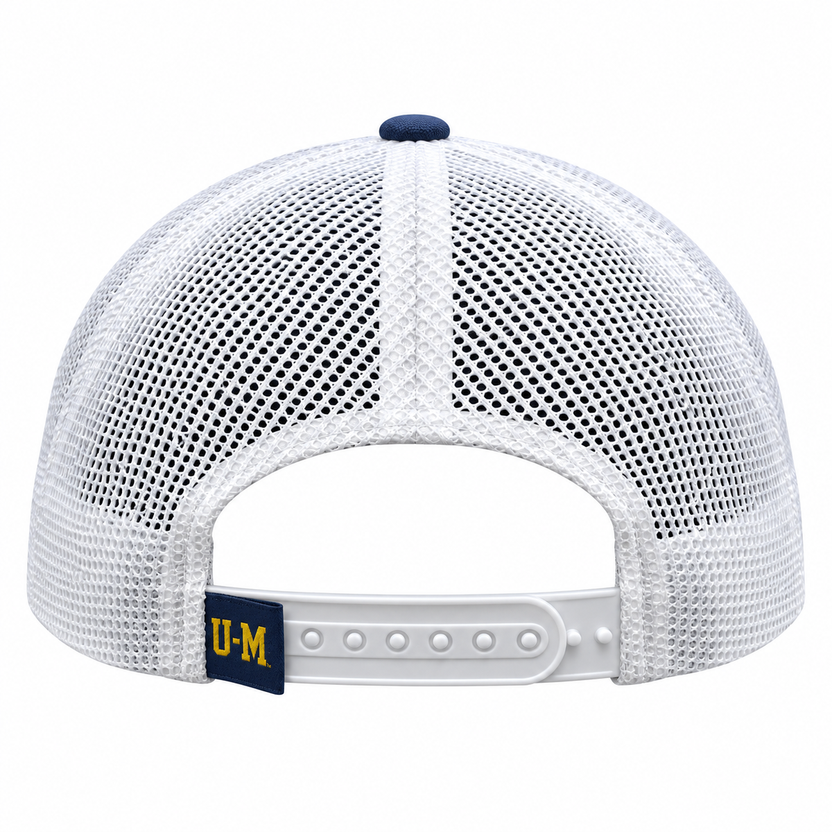 Michigan Wolverines NCAA Top Of The World Black/White Adjustable Trucker Hat