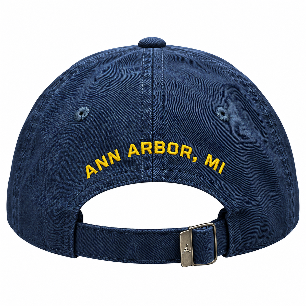 Michigan Wolverines Nike Club Navy Dri-Fit Unstructured Adjustable Hat