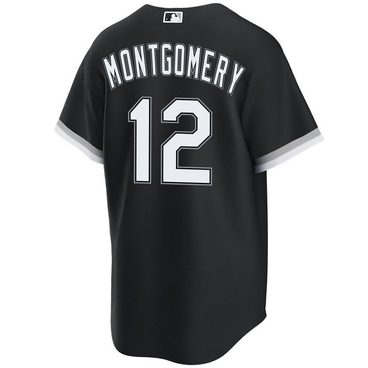 Men's Colson Montgomery Chicago White Sox NIKE Replica Black Alternate Jersey - Pro Jersey Sports