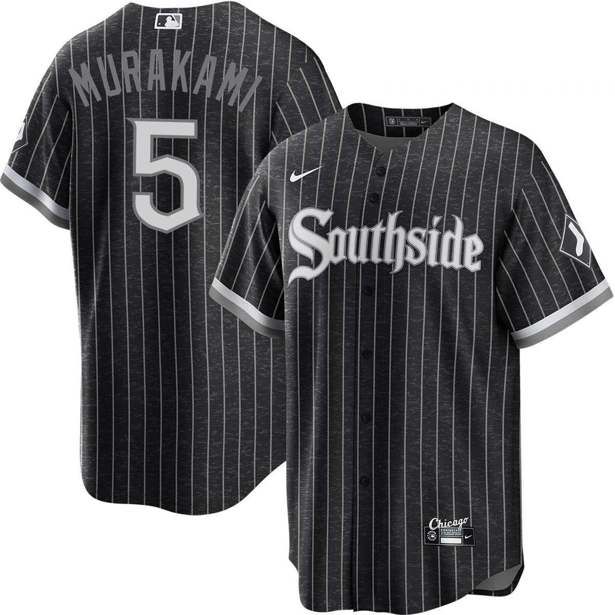 Youth Munetaka Murakami Chicago White Sox Nike Black City Connect Replica Jersey