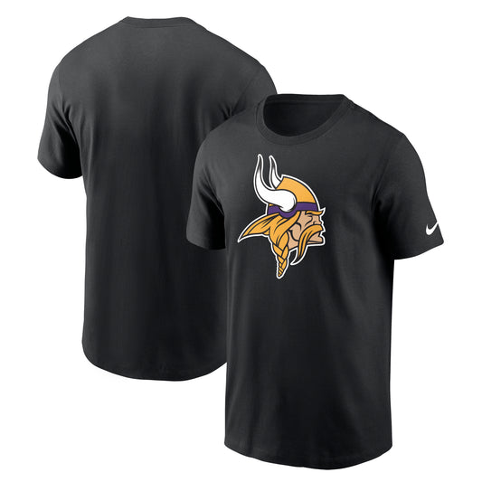 Men's Nike Minnesota Vikings Black Team Logo T-Shirt - Pro Jersey Sports