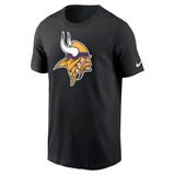 Men's Nike Minnesota Vikings Black Team Logo T-Shirt - Pro Jersey Sports