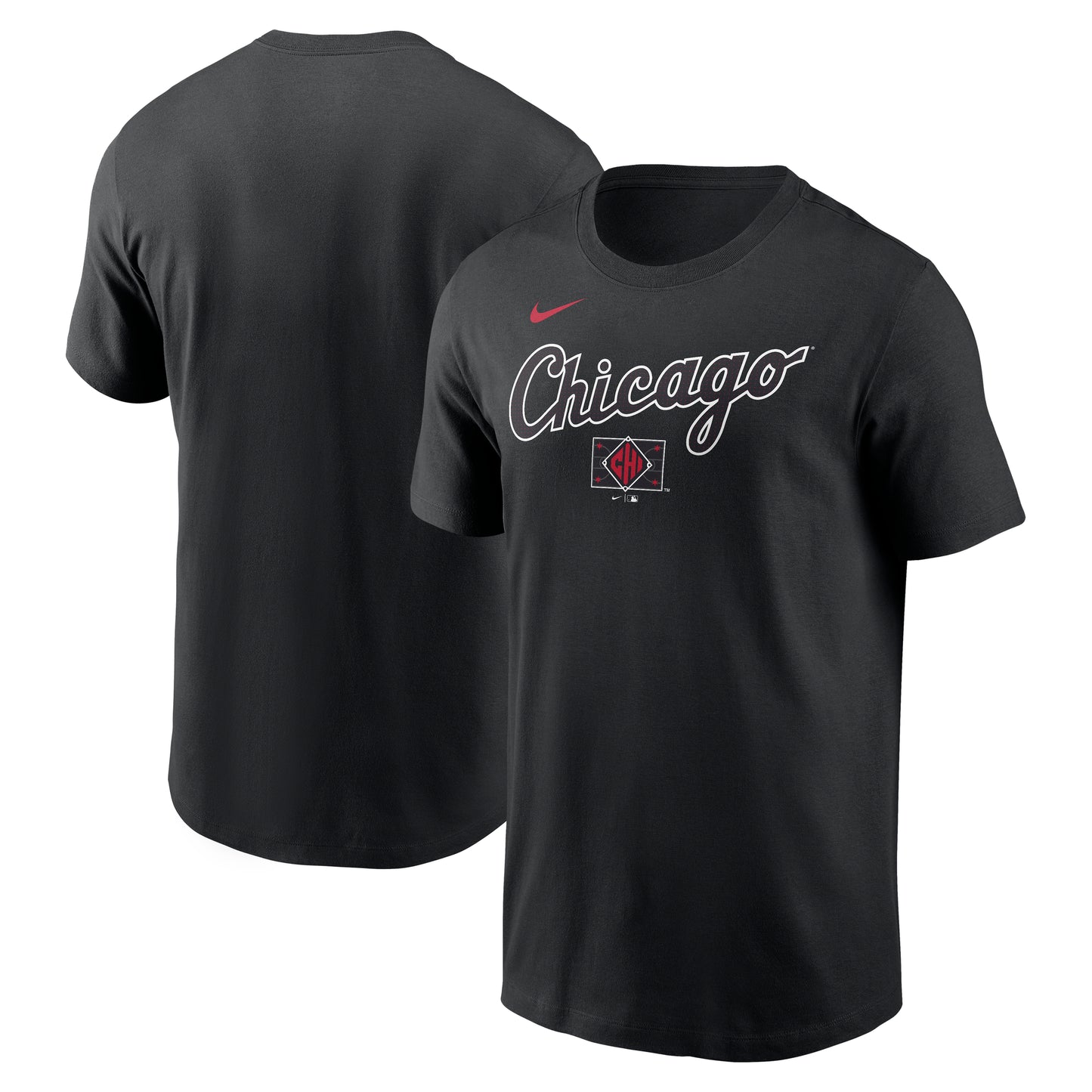 Nike Men's Chicago White Sox 2025 City Connect Black Wordmark T-Shirt - Pro Jersey Sports