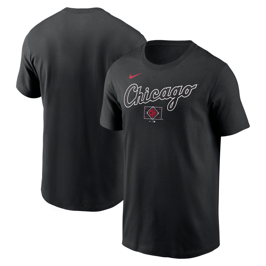 Nike Men's Chicago White Sox 2025 City Connect Black Wordmark T-Shirt - Pro Jersey Sports