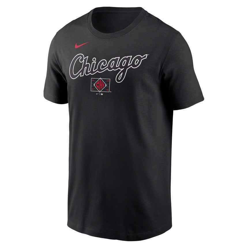 Nike Men's Chicago White Sox 2025 City Connect Black Wordmark T-Shirt - Pro Jersey Sports