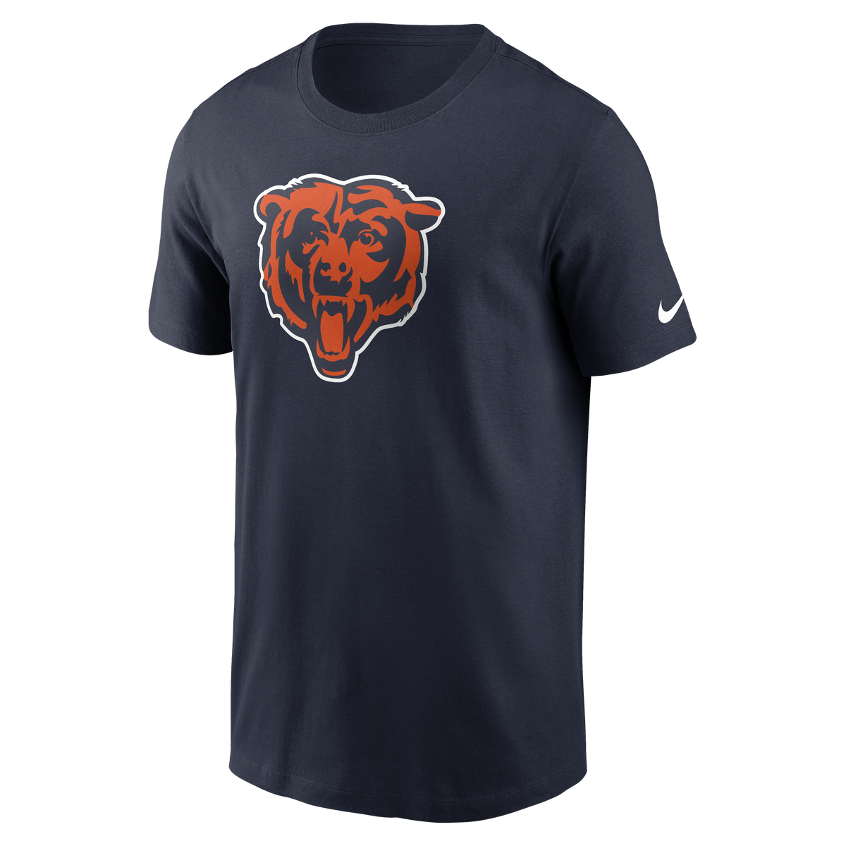 Mens Chicago Bears Nike Primetime Essential Logo Navy Tee