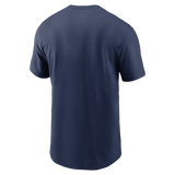 Men's Chicago Cubs Nike Cooperstown Navy Wordmark T-Shirt - Pro Jersey Sports