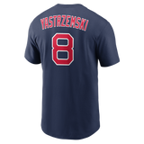 Men's Boston Red Sox Carl Yastrzemski Nike Navy Cooperstown Collection Name & Number T-Shirt - Pro Jersey Sports
