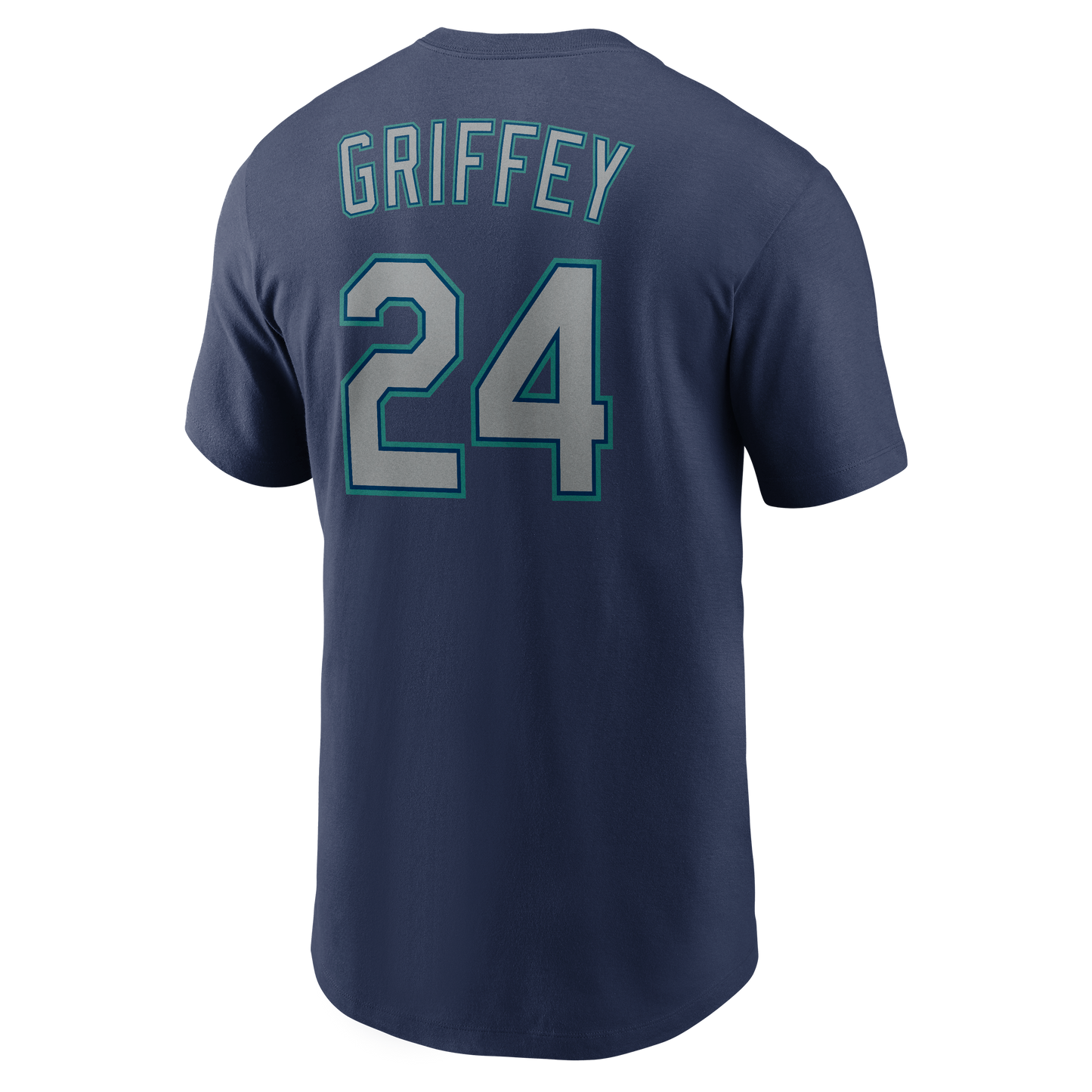 Men's Ken Griffey Jr. Seattle Mariners Nike Navy Name & Number T-Shirt