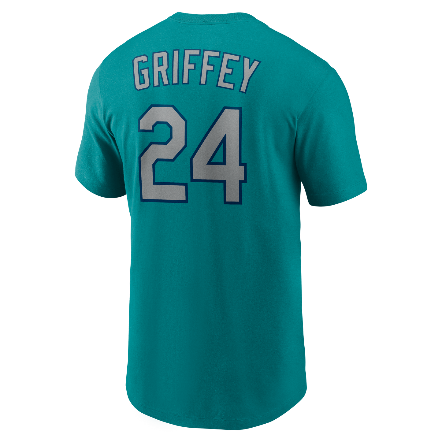 Men's Ken Griffey Jr. Seattle Mariners Nike Teal Name & Number T-Shirt