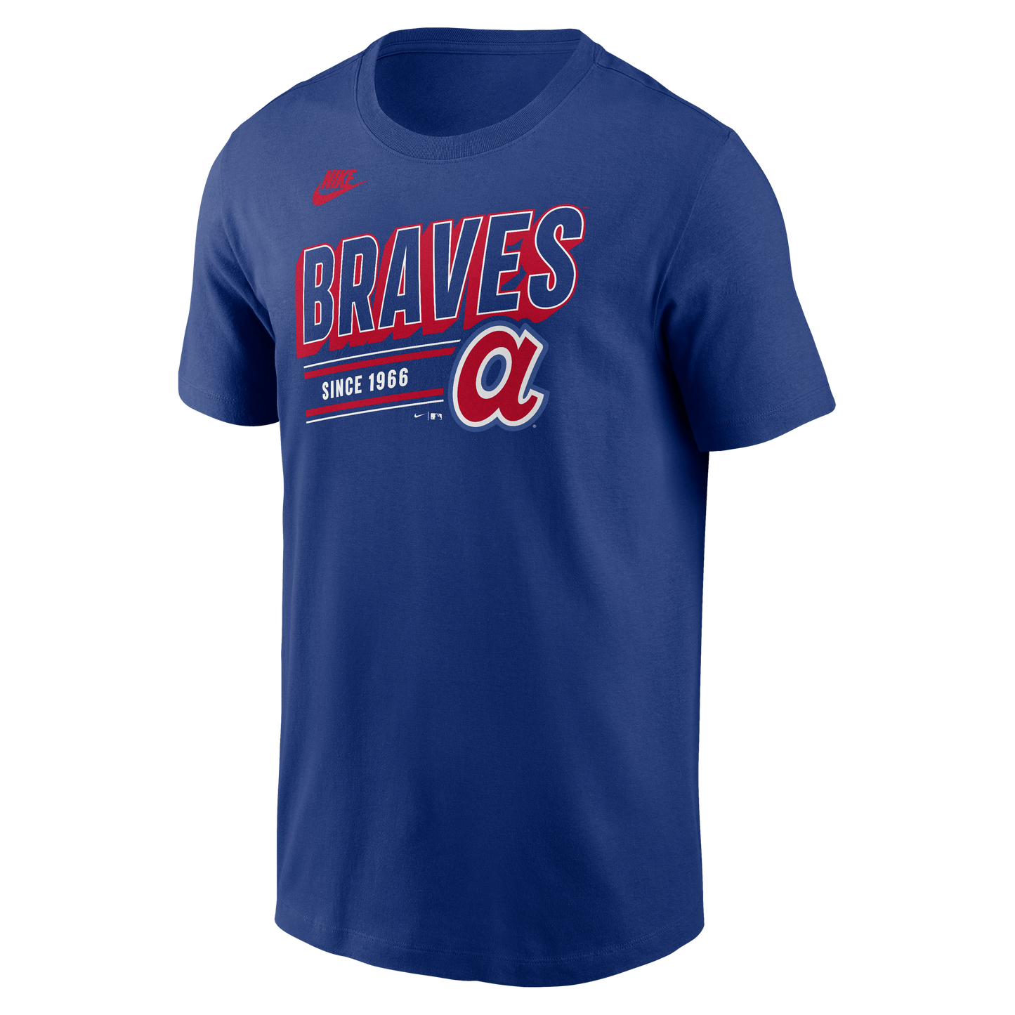 Men's Atlanta Braves Nike Royal Blue Cooperstown Retro T-Shirt - Pro Jersey Sports