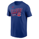 Men's Atlanta Braves Nike Royal Blue Cooperstown Retro T-Shirt - Pro Jersey Sports
