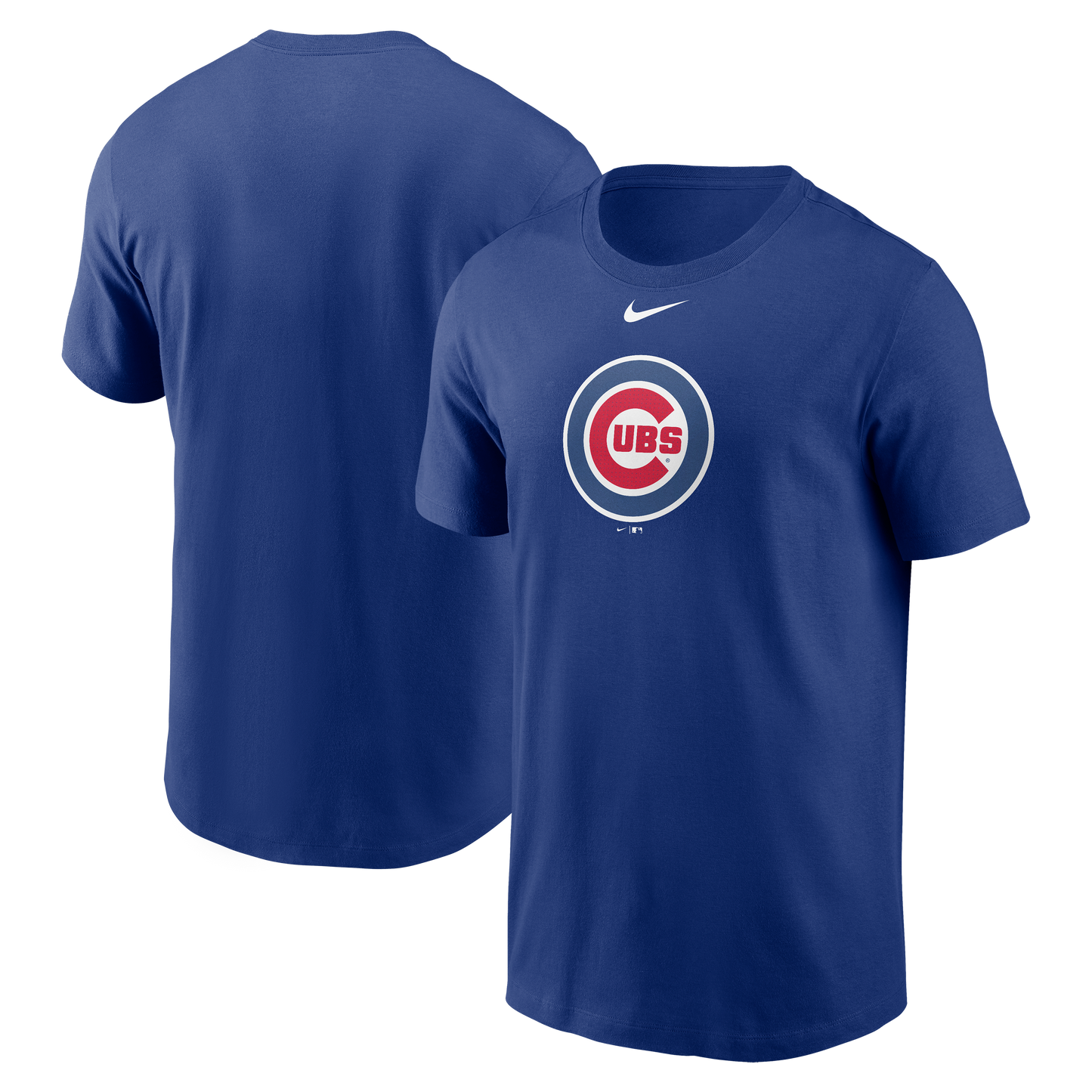 Men's Chicago Cubs Nike Royal Blue Fuse Large Logo T-Shirt - Pro Jersey Sports