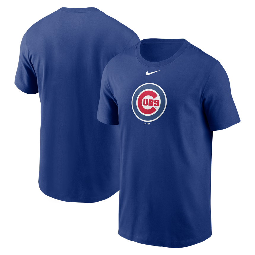 Men's Chicago Cubs Nike Royal Blue Fuse Large Logo T-Shirt - Pro Jersey Sports