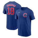Men's Shota Imanaga Chicago Cubs Nike Royal Blue Name and Number T-Shirt - Pro Jersey Sports