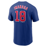 Men's Shota Imanaga Chicago Cubs Nike Royal Blue Name and Number T-Shirt - Pro Jersey Sports