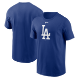 Men's Los Angeles Dodgers Nike Royal Blue Fuse Large Logo T-Shirt - Pro Jersey Sports