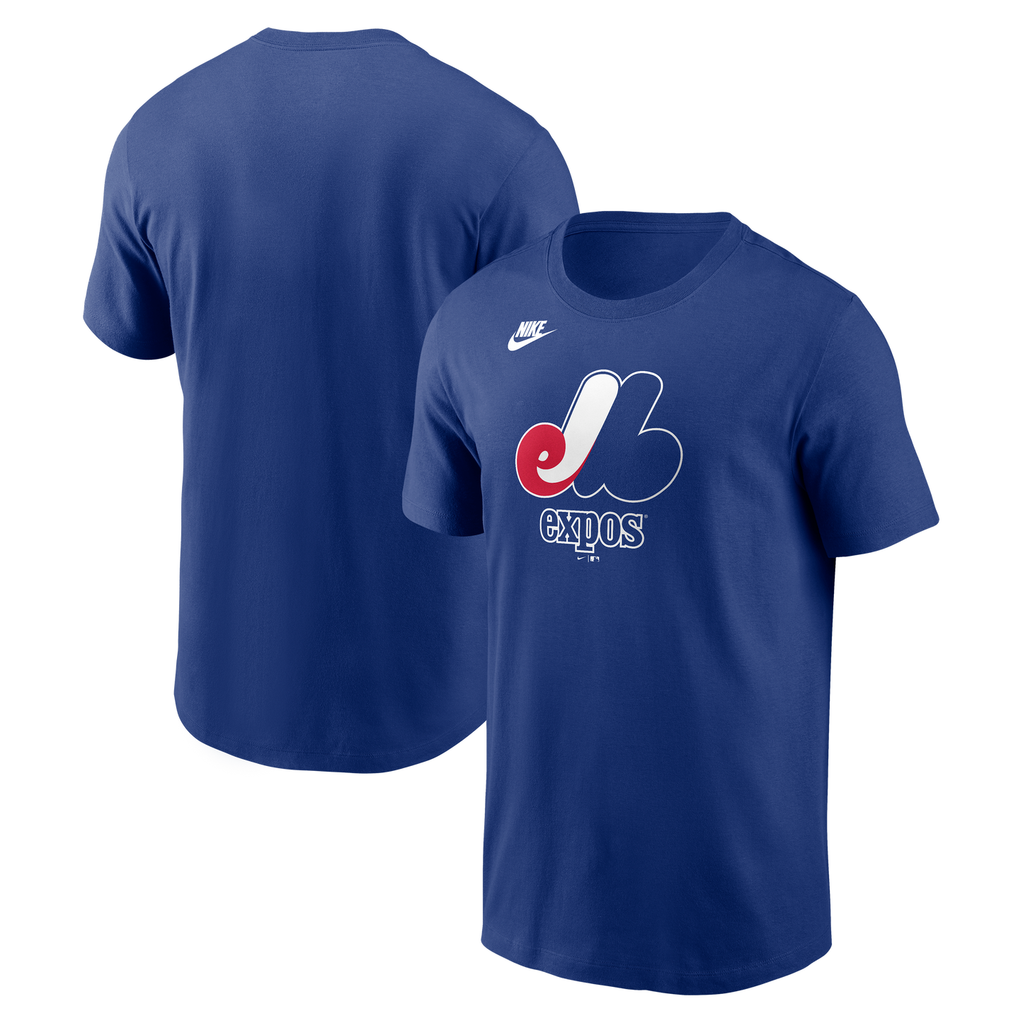 Men's Montreal Expos Nike Royal Blue Cooperstown Team Logo T-Shirt - Pro Jersey Sports