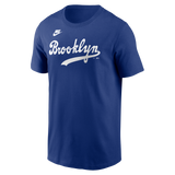 Men's Brooklyn Dodgers Jackie Robinson Nike Royal Cooperstown Collection Name & Number T-Shirt - Pro Jersey Sports