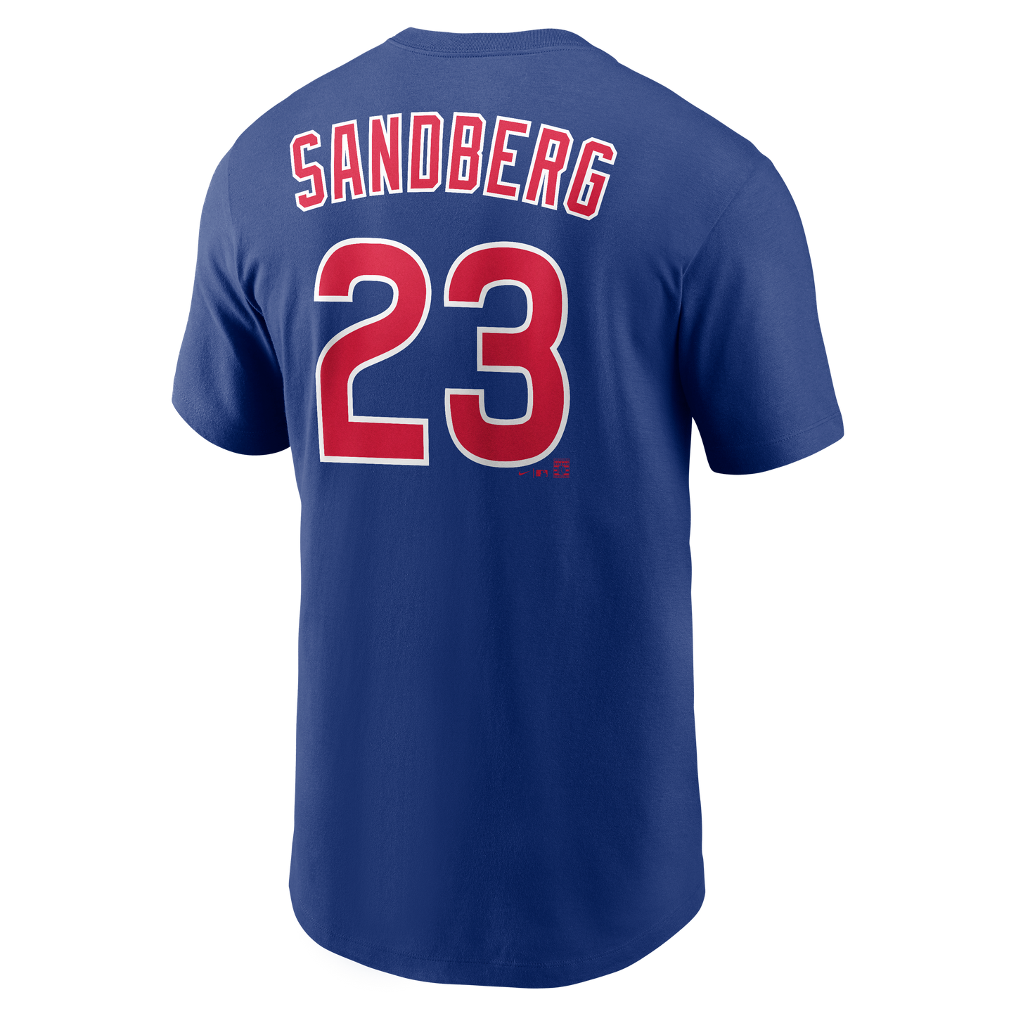 Men's Ryne Sandberg Chicago Cubs Nike Royal Blue Name & Number T-Shirt - Pro Jersey Sports