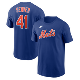 Men's Tom Seaver New York Mets Nike Royal Name & Number T-Shirt - Pro Jersey Sports