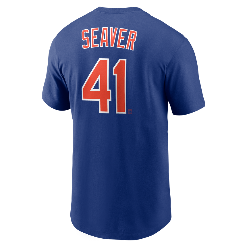 Men's Tom Seaver New York Mets Nike Royal Name & Number T-Shirt - Pro Jersey Sports