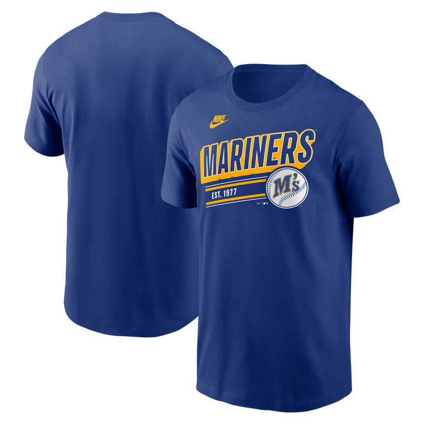 Men's Seattle Mariners Nike Royal Blue Retro T-Shirt - Pro Jersey Sports